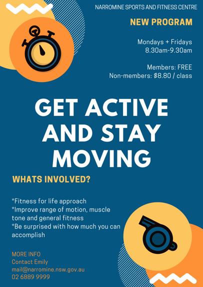 Get Active Stay Moving - Poster
